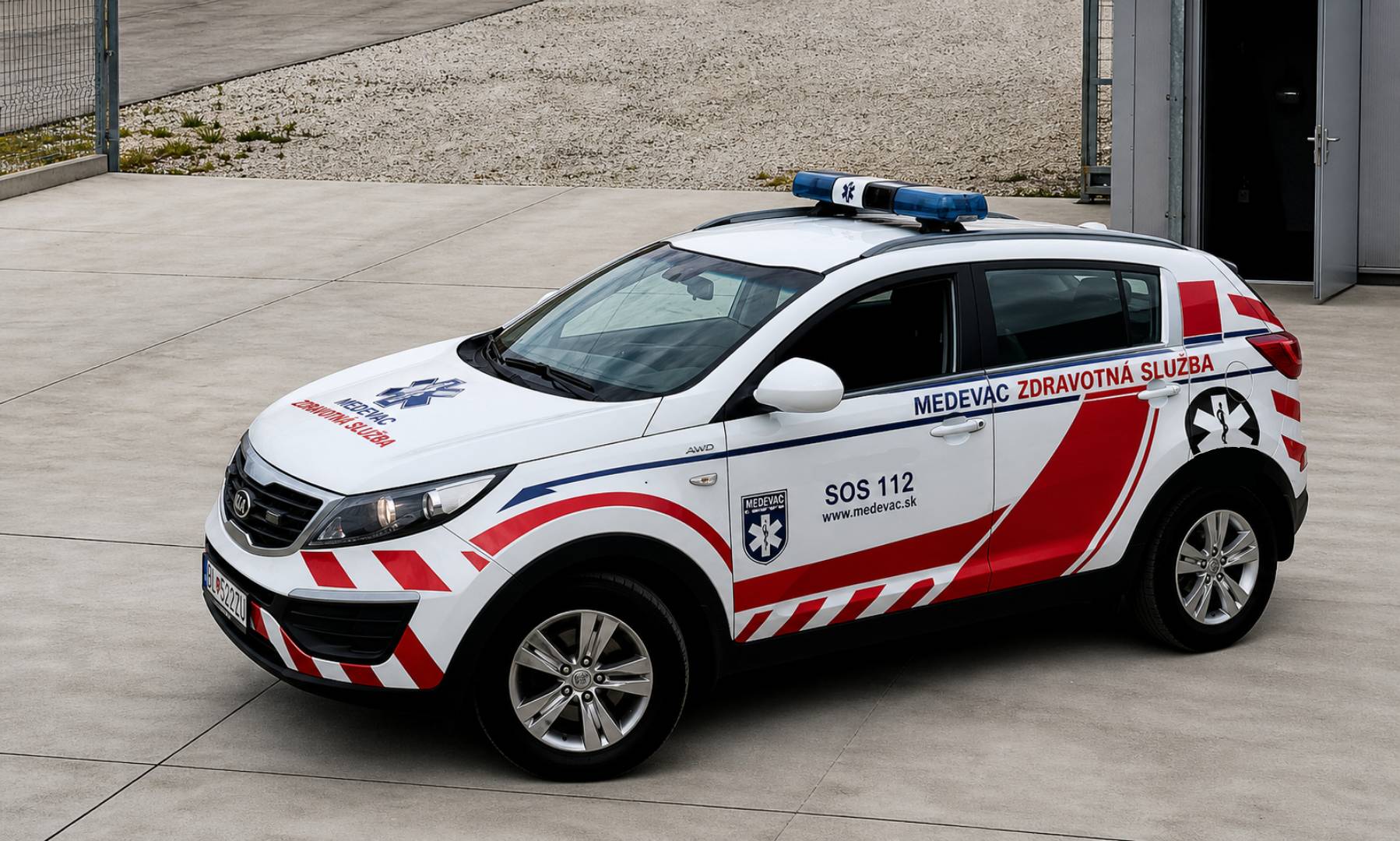záchranné vozidlo Kia Sportage 4x4