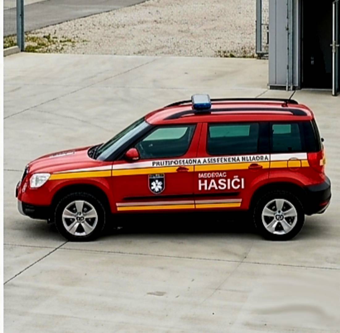 protipožiarna hliadka Škoda Yeti 4x4